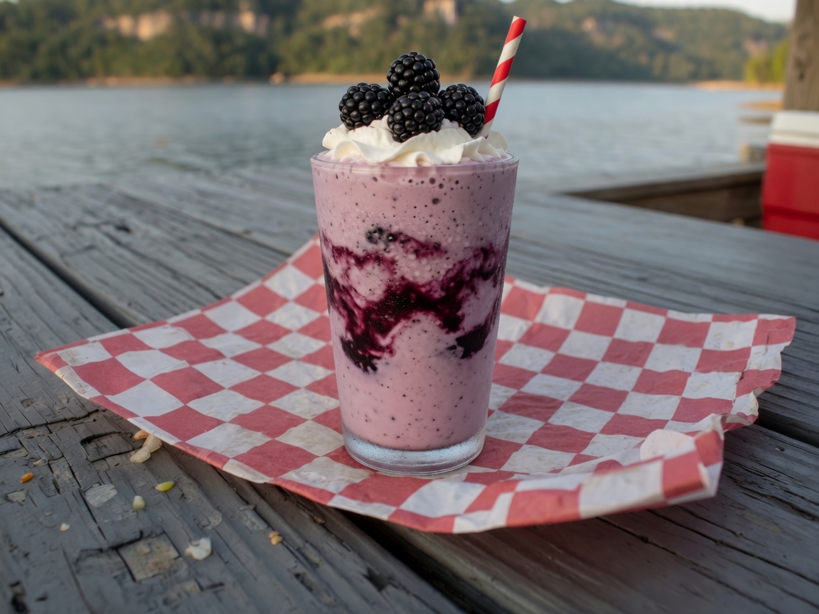 Blackberry Milkshake